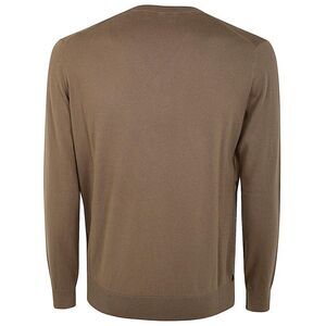 BALLANTYNE Men's Crew Neck Long Sleeve Sweater Men BROWN Sweaters & Cardigans